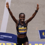 Sharon Lokedi successfully defends her Boston Marathon title