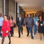 Uhuru arrives in Accra, Ghana for Tana Forum on security in Africa